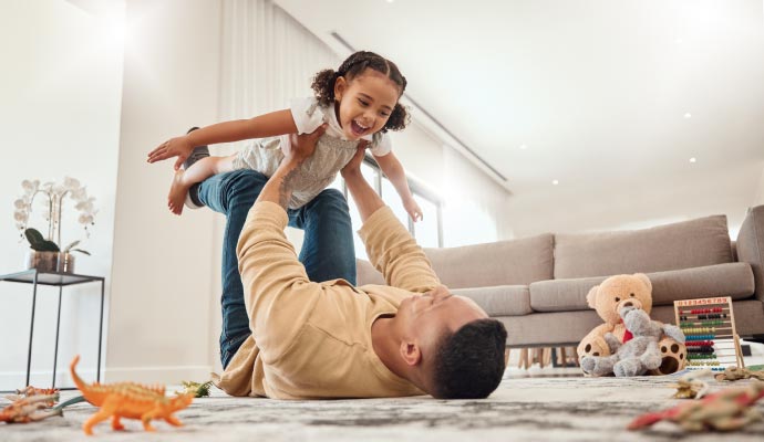 Playful family