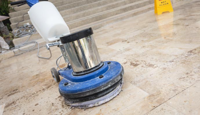 Stone floor cleaning service
