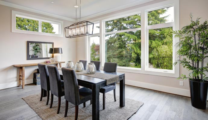 Modern dining room