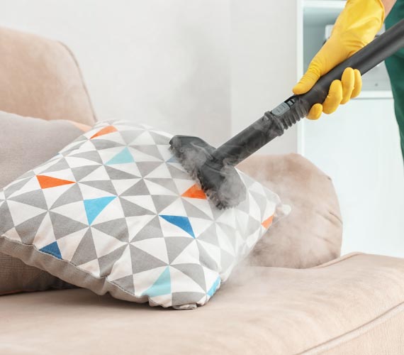 Professional throw pillow cleaning