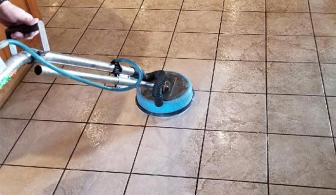 Professional tile cleaning service
