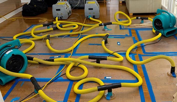 Water damage restoration